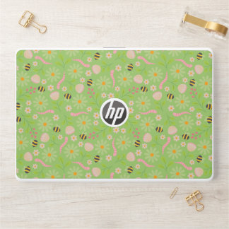 Nature inspired blooms and critters HP laptop skin