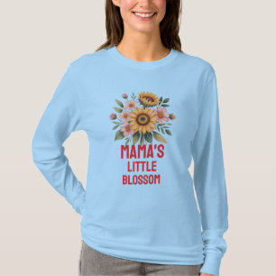 Nature-Inspired Colorful Sunflower Nursery T-Shirt