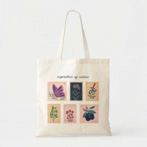 Nature_Inspired Colourful Watercolour Tote Bag