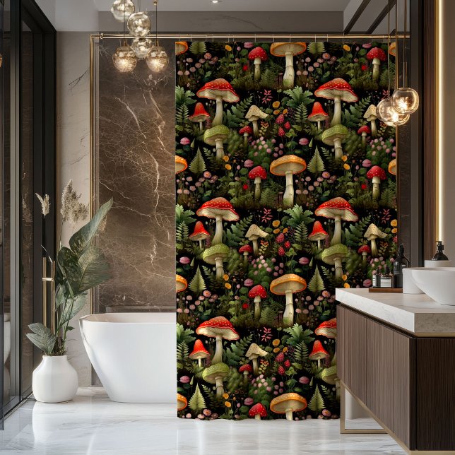 Nature-Inspired Curtain Mushrooms & Woodland Charm (Nature-Inspired Curtain Mushrooms & Woodland Charm)