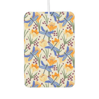 Nature-Inspired Dragonfly and Crocus Florals Air Freshener