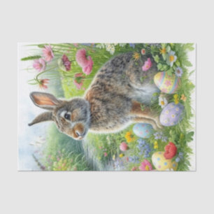 Nature Inspired Easter Eggs and Rabbit Tissue Paper