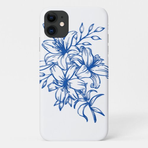 Nature_Inspired Floral iPhone 11 Case