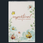 Nature Inspired Inspirational Words & Art Quotes  Calendar<br><div class="desc">Brighten every month with uplifting quotes and original watercolor florals, nature-inspired illustrations in this beautifully designed Inspirational Words & Art Calendar by artist Lorena Depante. Featuring unique monthly spreads filled with motivational messages and delicate artwork, this vertical wall calendar brings encouragement and charm to your space year-round. Ideal for home,...</div>
