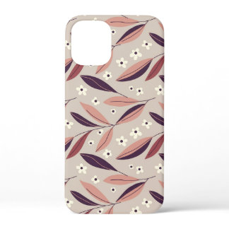 Nature-Inspired Modern Botanical iPhone 12 Mini Case