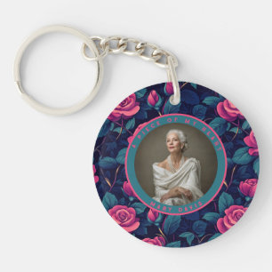 Nature-inspired Retirement Gifts for Mom Photo Ros Keychain