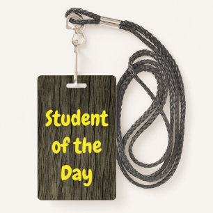 Nature-Inspired "Student of the Day" Badge