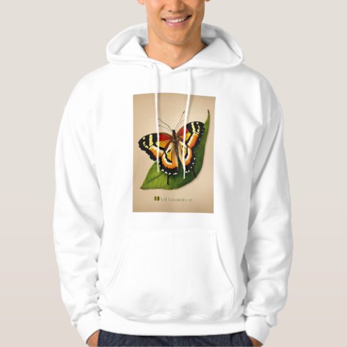 Nature Inspired T_Shirt with Butterflies  Floral Hoodie