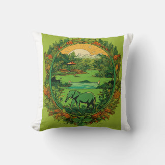 Nature inspired  throw pillow