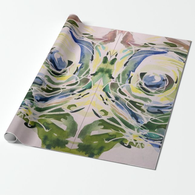 Nature inspired wrapping paper (Unrolled)