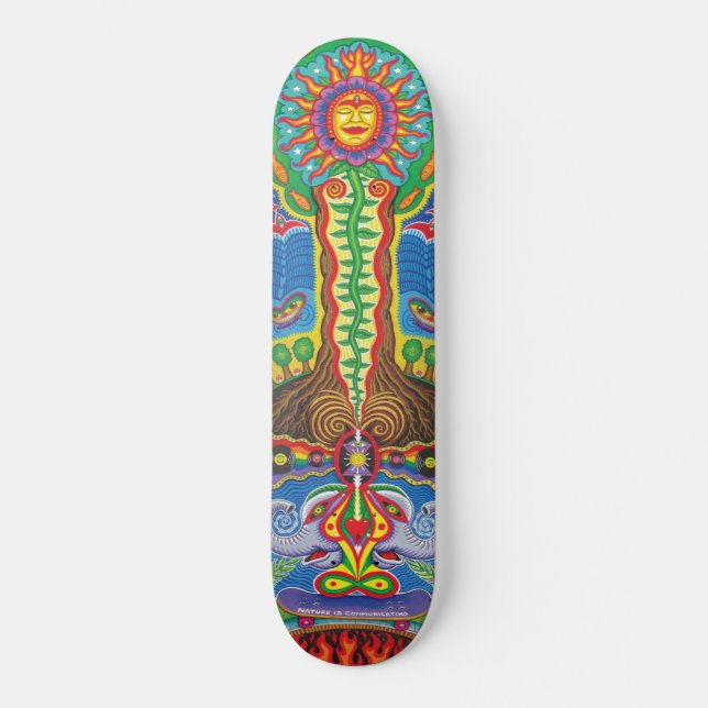 Nature is Communicating(big) Skateboard Deck (Front)