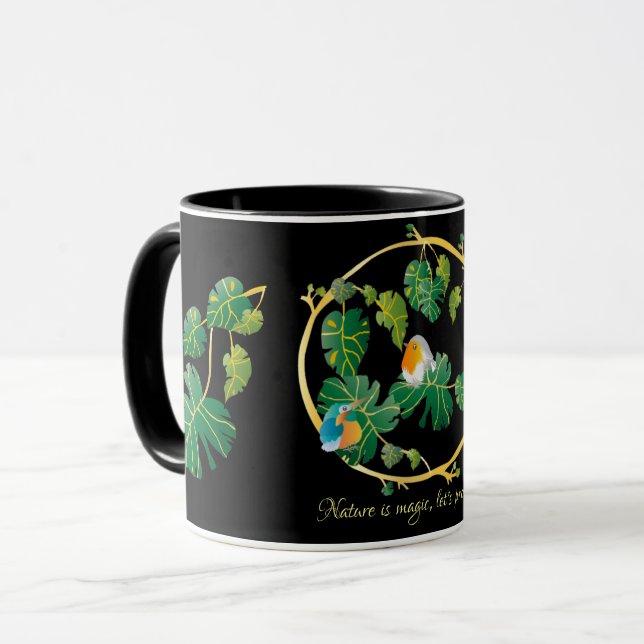 Nature is magic, let's protect it mug (Front Left)