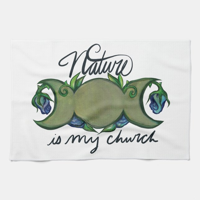 Nature is my Church                                Kitchen Towel (Horizontal)