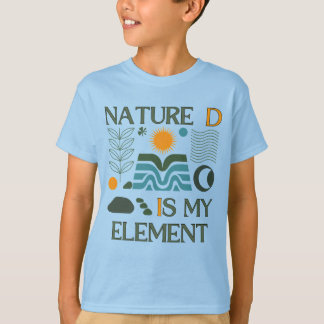 Nature Is My Element Minimalist Boho Graphic T-Shirt