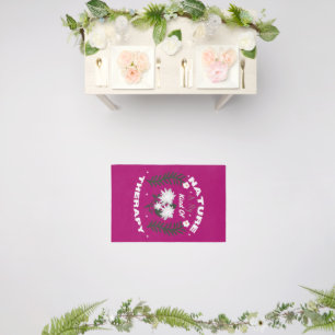 Nature Is My Kind Of Therapy Floral Summer Design Outdoor Rug