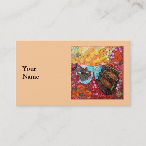 Nature Lady and the Seasons of the Year Business Cards