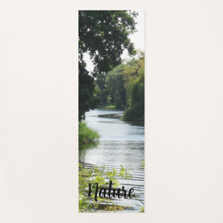 Nature lake yoga mat