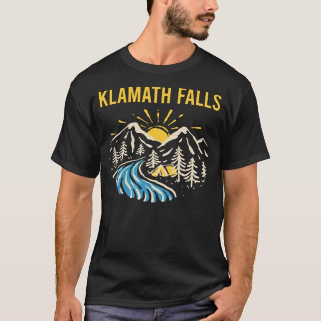 Nature Landscape Klamath Falls T-Shirt (Front)