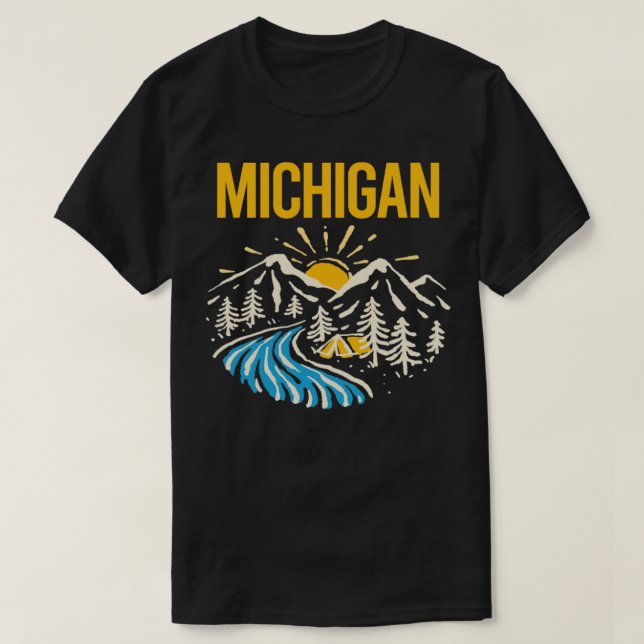 Nature Landscape Michigan  T-Shirt (Design Front)