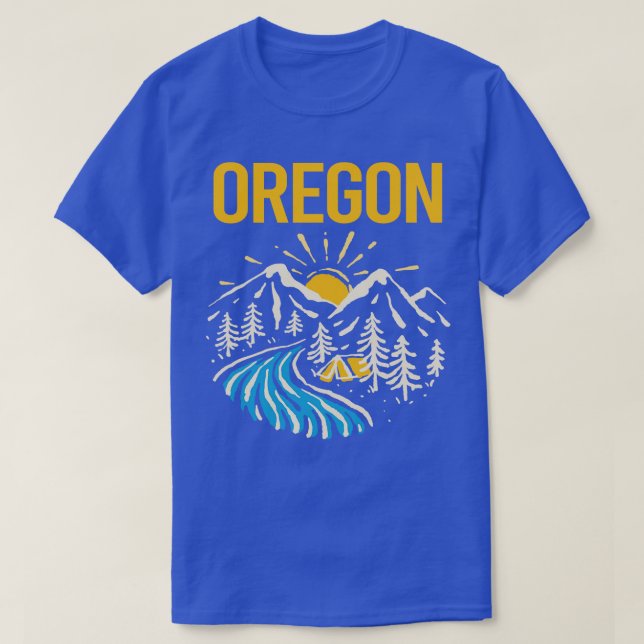 Nature Landscape Oregon T-Shirt (Design Front)