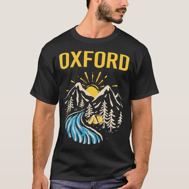 Nature Landscape Oxford T-Shirt (Front)