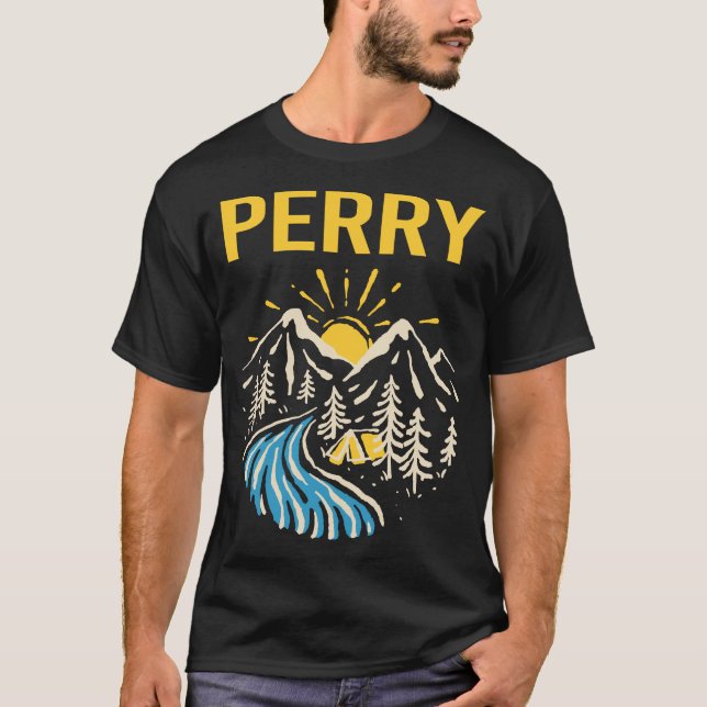 Nature Landscape Perry T-Shirt (Front)