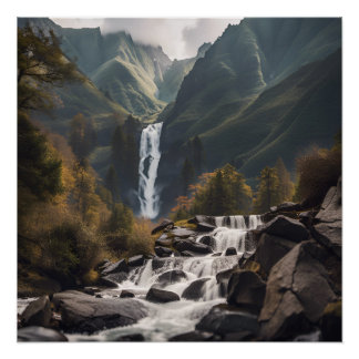 Nature landscape poster
