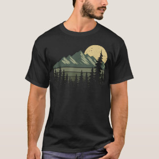 Nature Landscape Retro Hiking Vintage T-Shirt