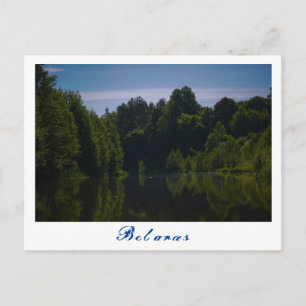 Nature Landscape Scenery Canal Sky Belarus Postcard