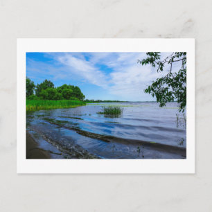 Nature Landscape Scenery Lake Waves Sky Postcard