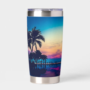 Nature Landscape with Pool Palm Trees-25925 Insulated Tumbler