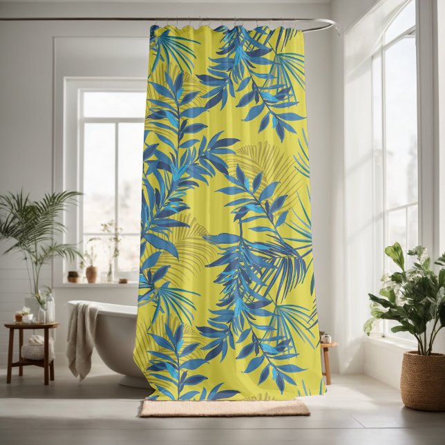Nature leaves decorative eye-catching  shower curtain (Creator Uploaded)