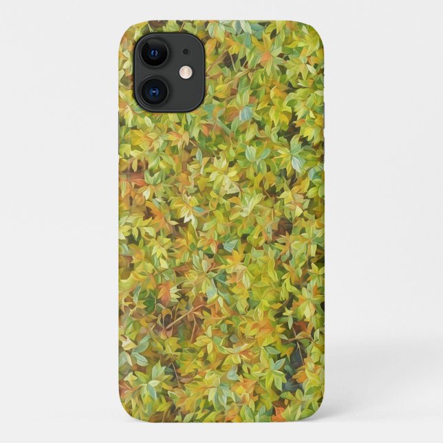 Nature Leaves Green Leaf Art Phone Case (Back)