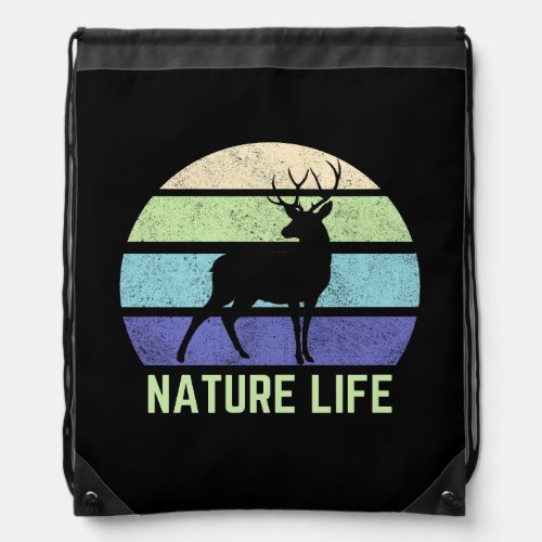 Nature life in retro vintage style Backpack