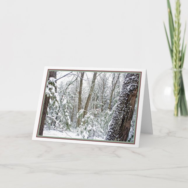 ***Nature: Live each Season: Walden Pond Holiday Card (Front)