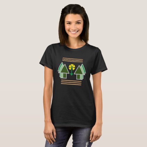 Nature Love Art Design T_Shirt