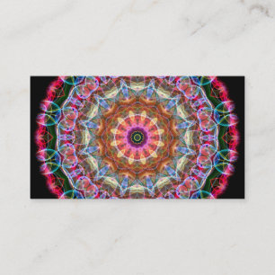 Nature Love kaleidoscope Business Card