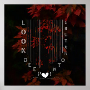 Nature Love Modern Poster