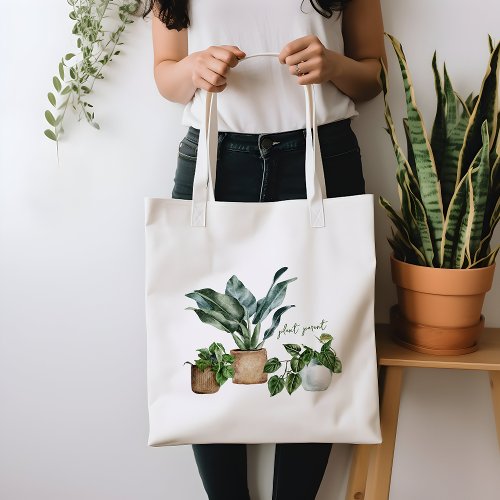 Nature Lover Botanical Plant Parent  Tote Bag