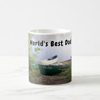 Nature Lover Canoe World's Best Dad Mug