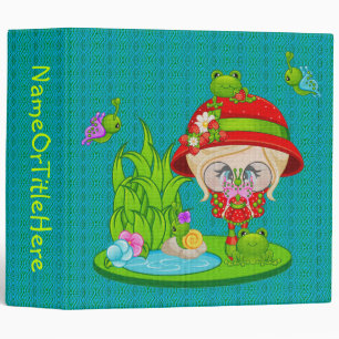 Nature Lover Frog Faery Binder