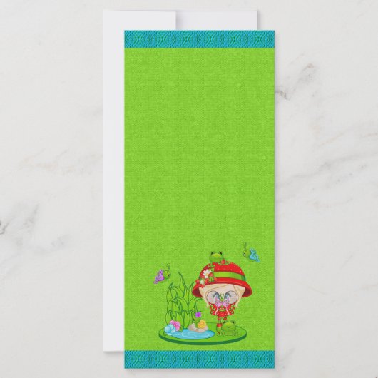 Nature Lover Frog Faery Bookmark (Front)