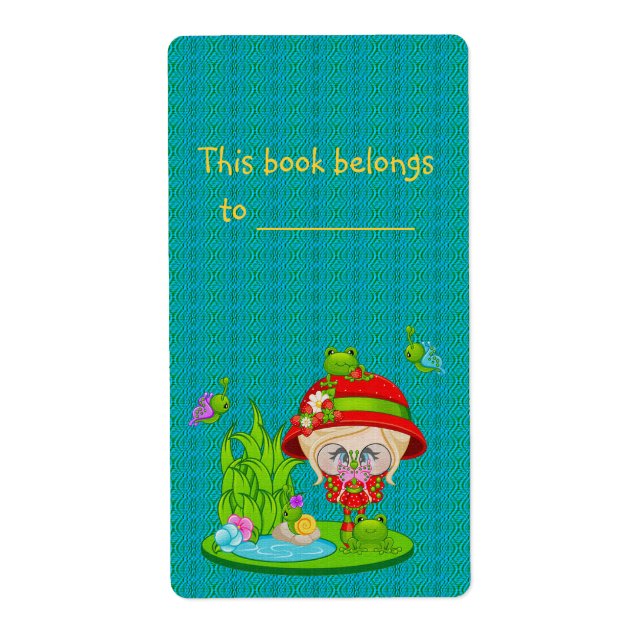 Nature Lover Frog Faery Label (Front)