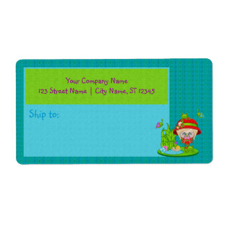 Nature Lover Frog Faery Label