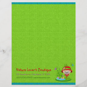 Nature Lover Frog Faery Letterhead