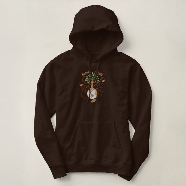 Nature Lover hooded sweatshirt (Design Front)