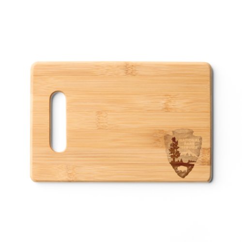 Nature Lover Iconic National Park Arrowhead Bison  Cutting Board