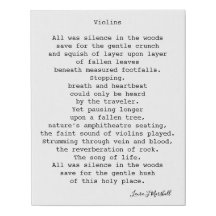 Nature Lover Poetry Wall Canvas