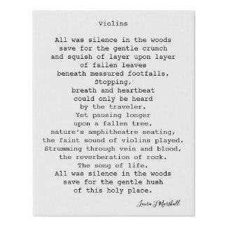 Nature Lover Poetry Wall Canvas