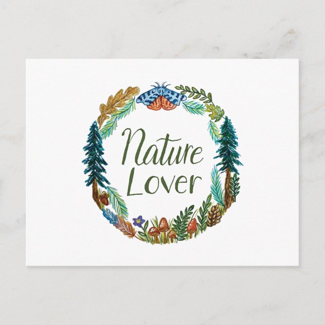 Nature Lover Postcard (Front)
